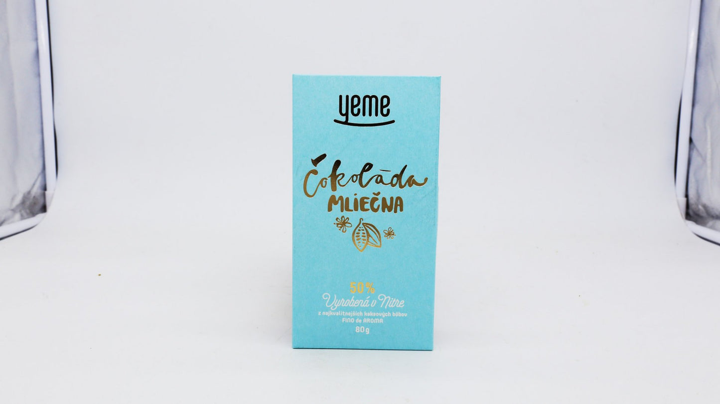 Yeme čokoláda mliečna 80g.