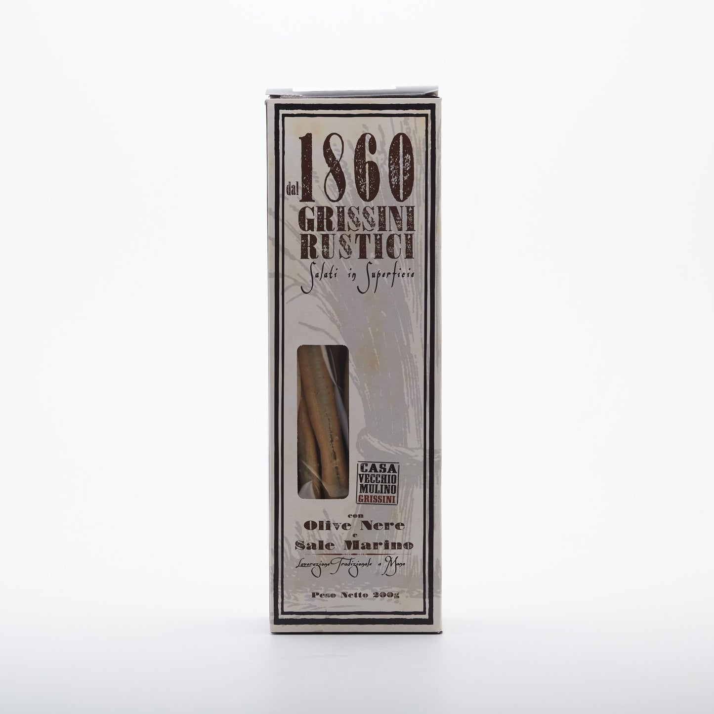 Grissini s olivami riviera 200g.