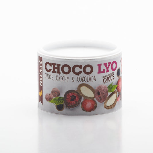 Chrumkavé ovocie a orechy v čok. 180g.