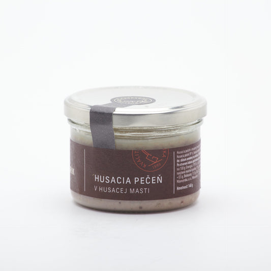 Husacia pečeň v husacej masti 140g.
