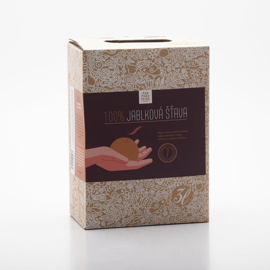 Jablková šťava 100% 3l.