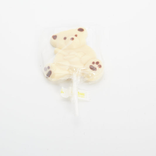 Lízanka macko White 20g.