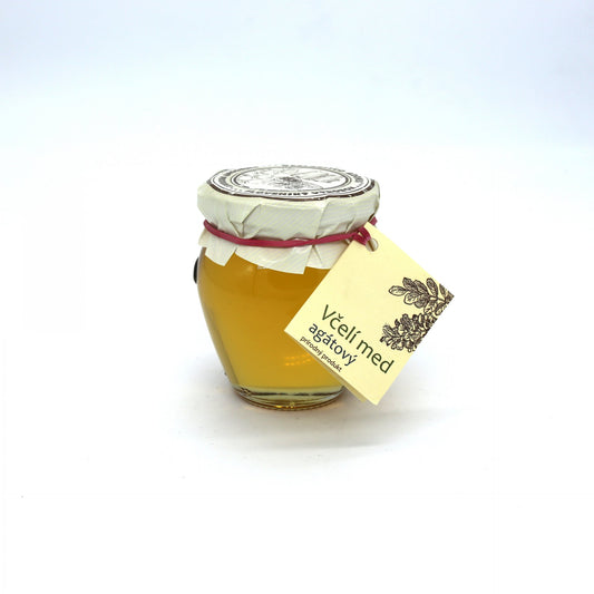 Včelí med agátový 250g.