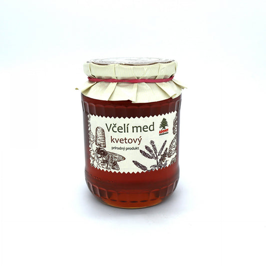 Včelí med kvetový 900g.