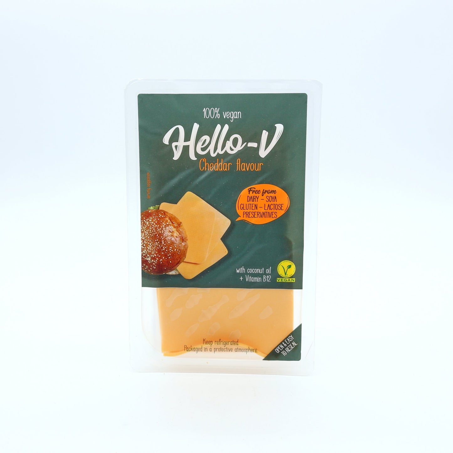Vegan "syr cheddar" plátky 140g.