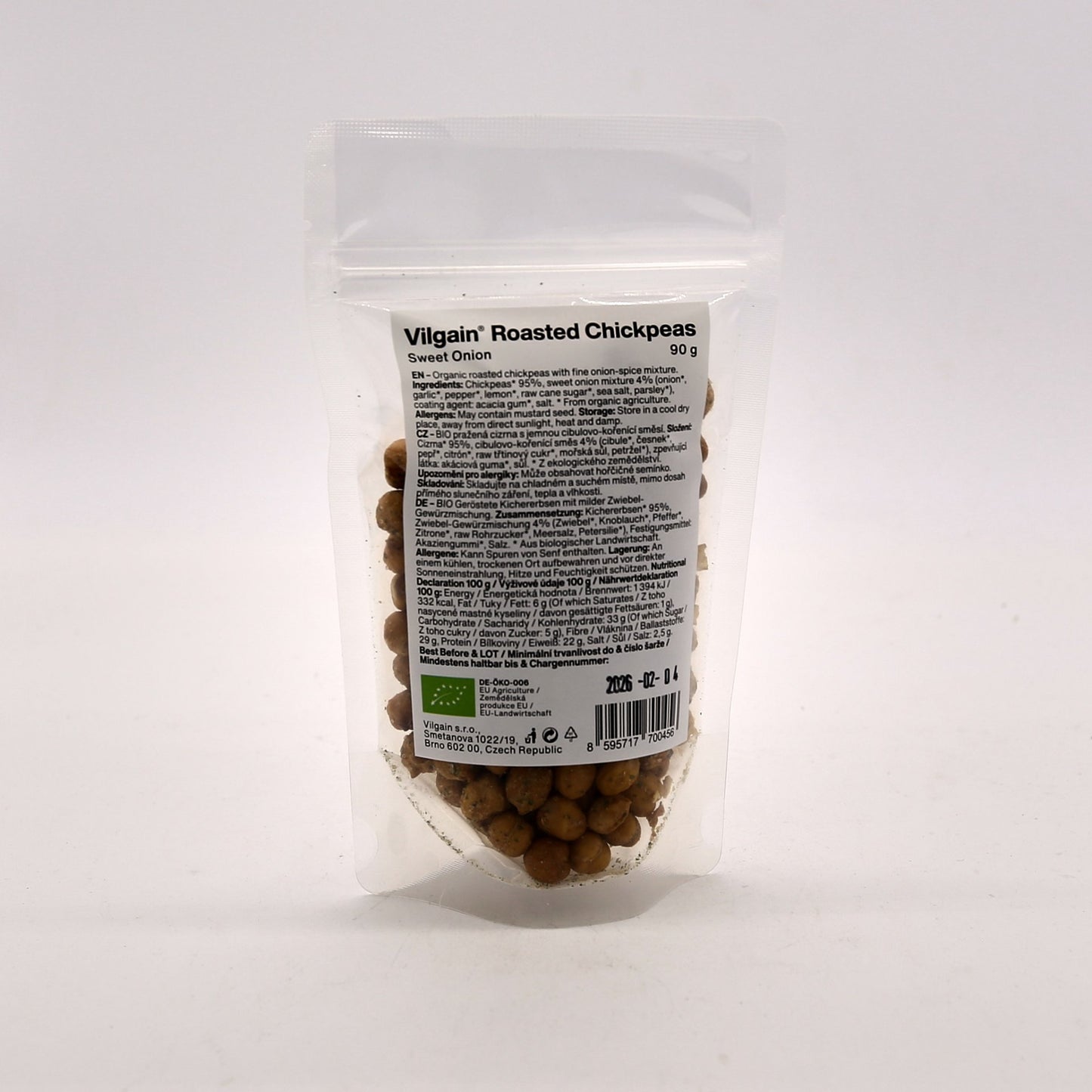 Vilgain Pražený Cícer s cibuľou 90g.
