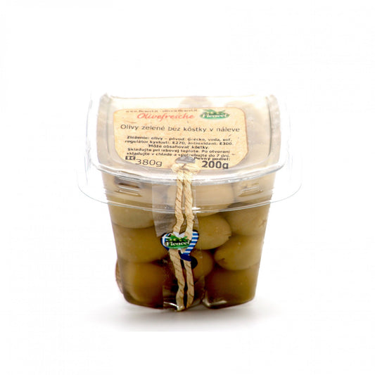 Zelené olivy 200g.